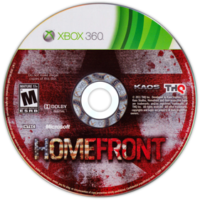 Homefront - Disc (North America) - 886x886