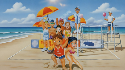 Inazuma Serve da! Super Beach Volley - Fanart - Background (Japan) - 1920x1080