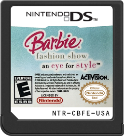Barbie Fashion Show: An Eye for Style - Cart - Front (North America) - 517x564