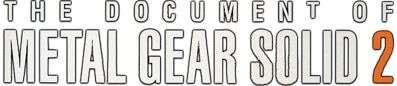 The Document of Metal Gear Solid 2 - Clear Logo (World) - 600x130