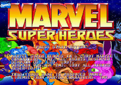 Marvel Super Heroes - Screenshot - Game Title (World) - 640x448