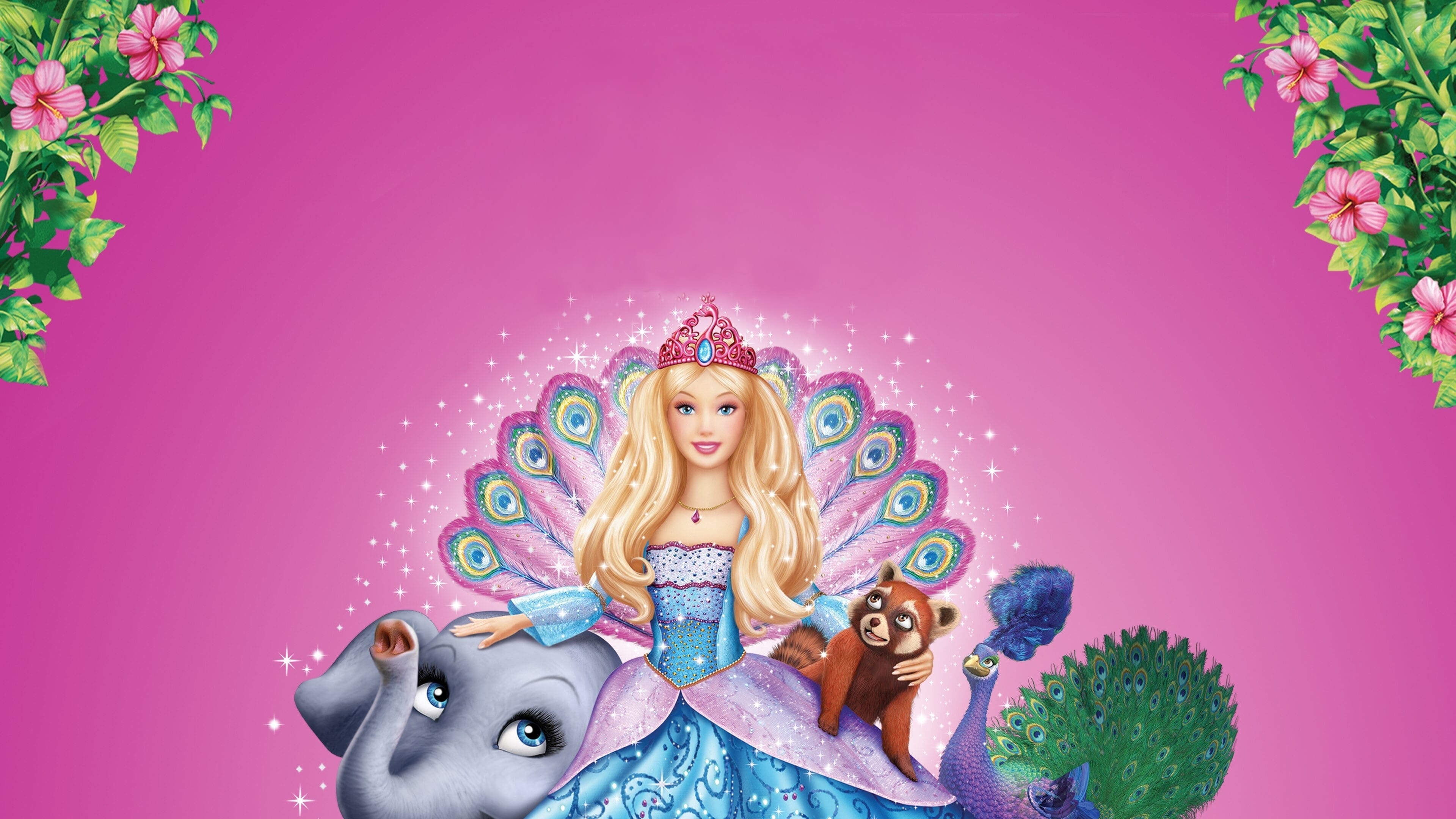 Illustration of Barbie as The Island Princess