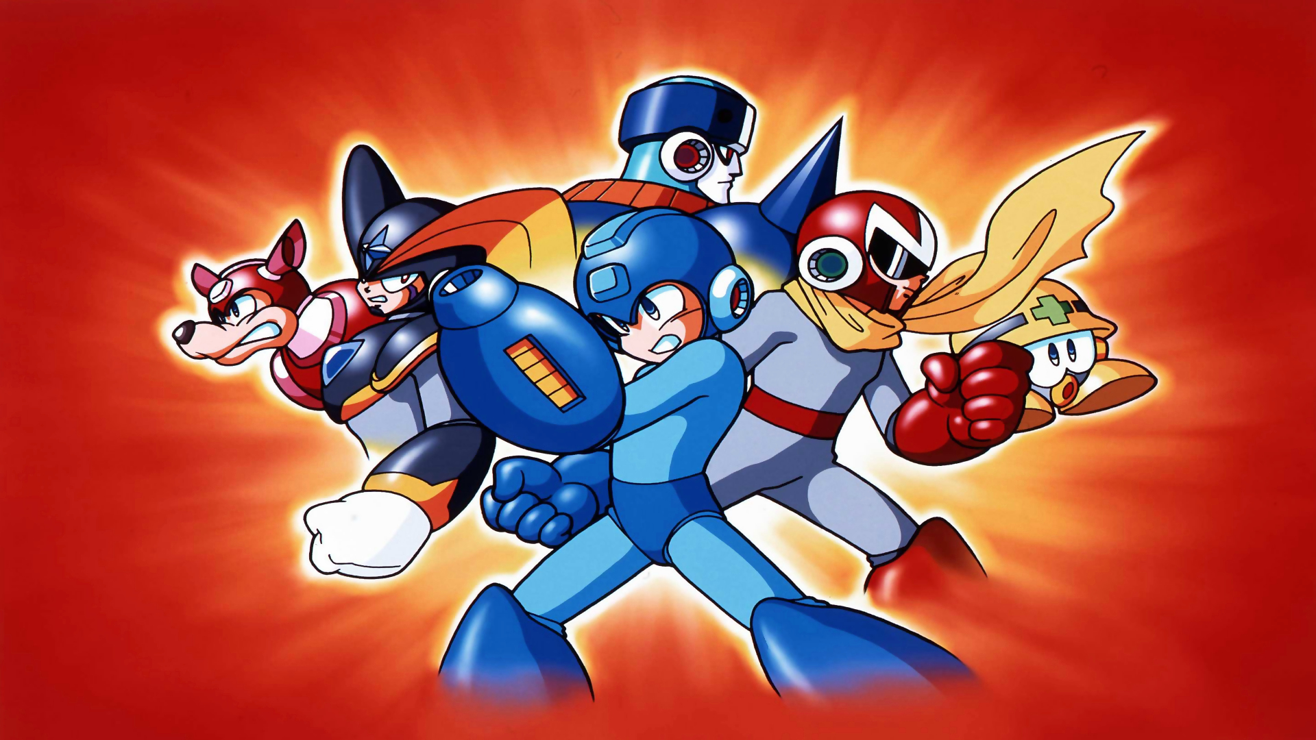 Illustration of Rockman Power Battle Fighters