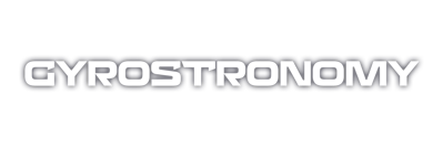 Gyrostronomy Gyrostrology - Clear Logo (Europe) - 2400x799