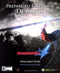 Devil May Cry 4 - Advertisement Flyer - Front (United States) - 1788x2186