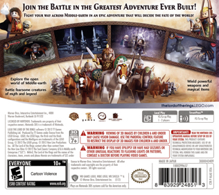 LEGO The Lord of the Rings - Box - Back (North America) - 1400x1244