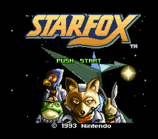Star Fox - Screenshot - Game Title (Japan) - 256x224