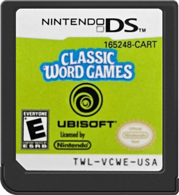 Classic Word Games - Cart - Front (North America) - 517x564