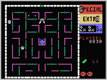 Lady Bug - Screenshot - Gameplay (World) - 256x192