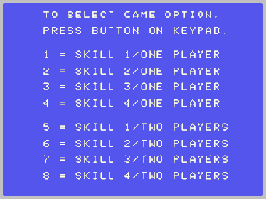 Bump 'n' Jump - Screenshot - Game Select (World) - 256x192