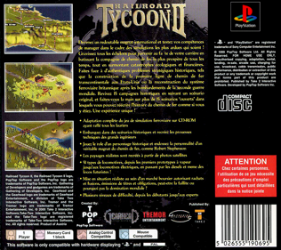 Railroad Tycoon II - Box - Back (France) - 765x680