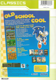 Sonic Mega Collection Plus - Box - Back (Australia) - 982x1400