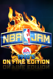 NBA Jam: 1990's On Fire Edition - Fanart - Box - Front (World) - 600x900