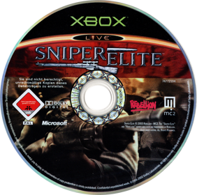 Sniper Elite - Disc (Germany) - 755x750