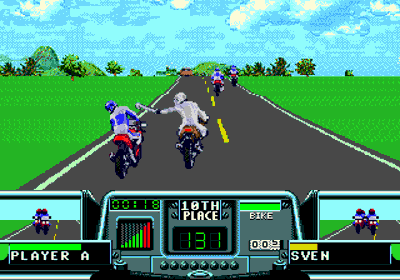 Road Rash 3 - Screenshot - Gameplay (World) - 320x224
