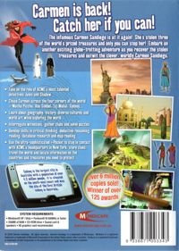 Where in the World Is Carmen Sandiego? 3: New Carmen Adventure - Box - Back (Australia) - 570x800