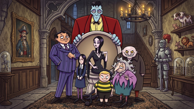 The Addams Family: Pugsley's Scavenger Hunt - Fanart - Background (World) - 2730x1535