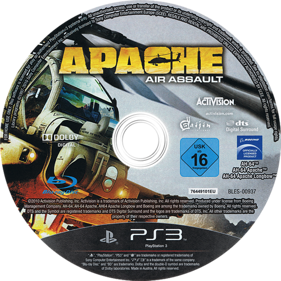 Apache: Air Assault - Disc (Germany) - 500x500