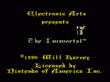 The Immortal - Screenshot - Game Title (North America) - 320x240