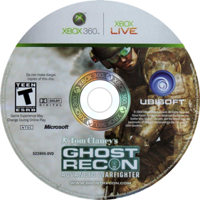 Tom Clancy's Ghost Recon: Advanced Warfighter - Disc (North America) - 742x742