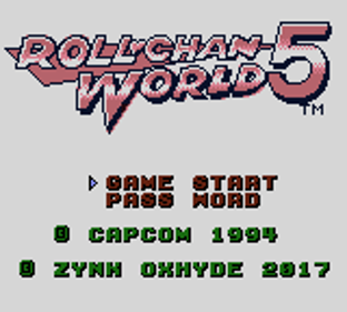 Roll-chan World 5 - Screenshot - Game Title (World) - 160x144
