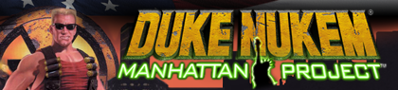Duke Nukem: Manhattan Project - Banner (World) - 420x95