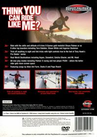 Shaun Palmer's Pro Snowboarder - Box - Back (Australia) - 565x800