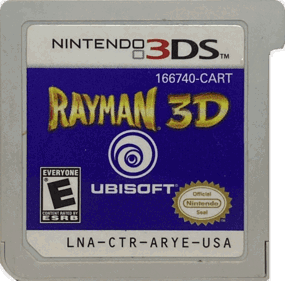 Rayman 3D - Cart - Front (North America) - 1536x1512