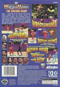 WWF WrestleMania: The Arcade Game - Box - Back (North America) - 1634x2360