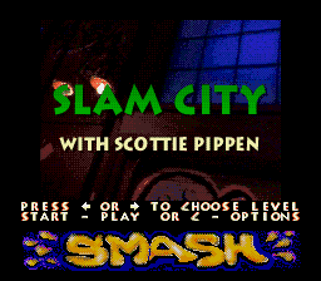 Slam City with Scottie Pippen - Screenshot - Game Title (North America) - 256x224