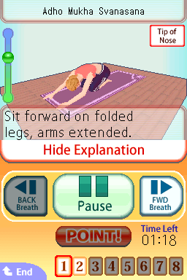 Quick Yoga Training: Learn in Minutes a Day - Screenshot - Gameplay (World) - 256x384