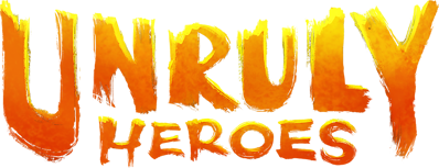 Unruly Heroes - Clear Logo (World) - 1000x384