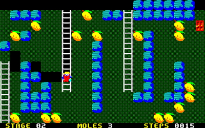 Mole Mole 2 - Screenshot - Gameplay (Japan) - 640x400