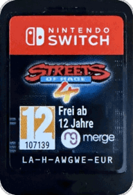 Streets of Rage 4 - Cart - Front (Europe) - 506x737