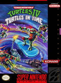 Teenage Mutant Ninja Turtles IV: Turtles in Time - Fanart - Box - Front (North America) - 1534x2100