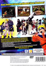 Naruto: Uzumaki Chronicles 2 - Box - Back (Germany) - 1528x2161