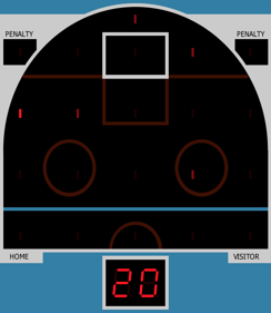 Illustration of Mattel Electronics: Hockey