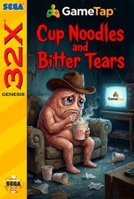 GameTap, Cup Noodles, and Bitter Tears - Box - Front (North America) - 687x1024