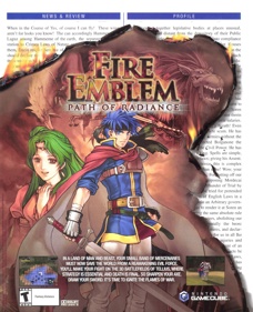 Fire Emblem: Path of Radiance - Advertisement Flyer - Front (United States) - 1784x2196