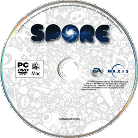 Spore - Disc (Europe) - 2843x2842