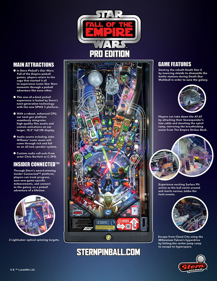 Star Wars: Fall of the Empire - Advertisement Flyer - Back (World) - 850x1100