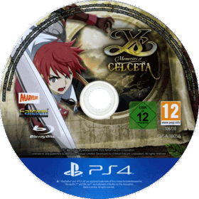 Ys: Memories of Celceta - Disc (Europe) - 779x780