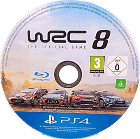 WRC 8: FIA World Rally Championship - Disc (World) - 1193x1185
