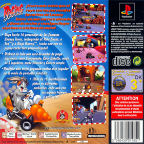 Looney Tunes Racing - Box - Back (Spain) - 640x640