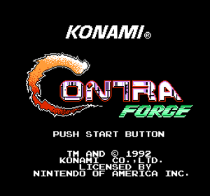 Contra Force - Screenshot - Game Title (World) - 256x239