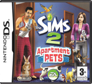 The Sims 2: Apartment Pets - Box - Front - Reconstructed (Europe) - 774x708