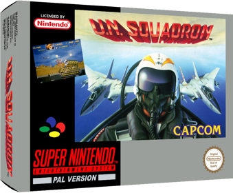 U.N. Squadron - Box - 3D (France) - 898x743