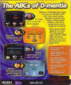 You Don't Know Jack: 5th Dementia - Box - Back (North America) - 663x800