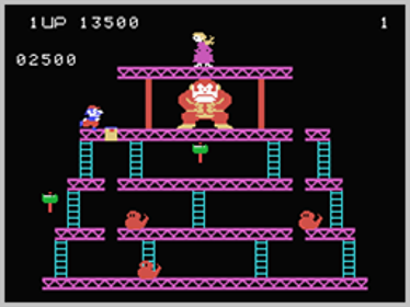 Donkey Kong - Screenshot - Gameplay (World) - 256x192