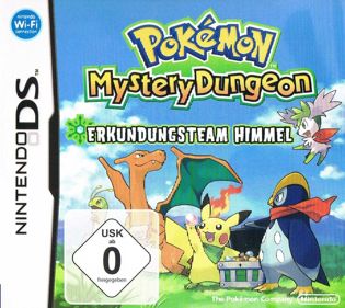Pokémon Mystery Dungeon: Explorers of Sky - Box - Front (Germany) - 897x800
